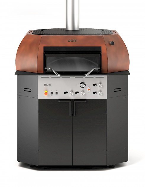 HELIOS 530 Cuptor electric rotativ pentru pizza – Temp. max 530°C