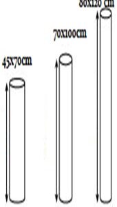 Saci tip rola 70x100 cm