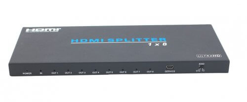 Multiplicator / Splitter HDMI2.0 4K EvoConnect B18IH 1×8 Splitter,  support 3D  4k@60Hz YUV 4:4:4, EDID, HDR, HDCP2.2