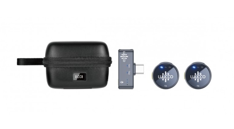Microfon Lavaliera Wireless Luucco AirWave-K2, USB C