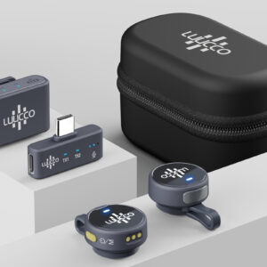 Microfon Lavaliera Wireless Luucco AirWave Pro-K2, USB C, Combo
