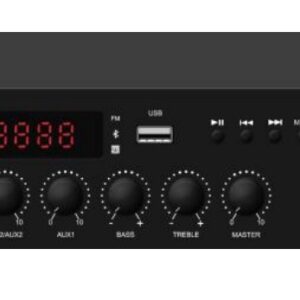 Amplificator cu mixer 120W pe 100V, DSPPA MP120UB cu USB, FM & Bluetooth