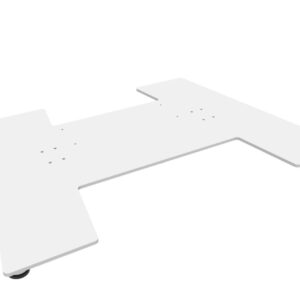Baza de podea pentru standuri motorizate 60 & 120kg, Multibrackets MB-8502, alb