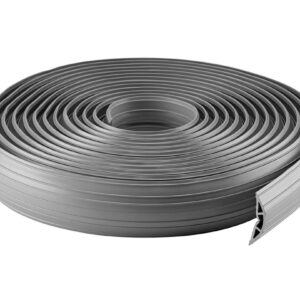 Organizator pentru cabluri din PVC Multibrackets MB-6152, 10 m, gri, =SE VINDE DOAR LA ROLA=