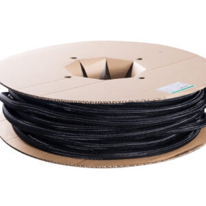 Organizator pentru cabluri, cu infasurare automata Multibrackets MB-8786, 19 mm x 50 m, negru, =SE VINDE DOAR LA ROLA=