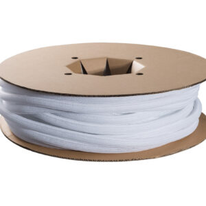 Organizator pentru cabluri, cu infasurare automata Multibrackets MB-8809, 19 mm x 50 m, alb, =SE VINDE DOAR LA ROLA=