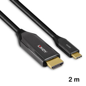 Cablu adaptor USB tip C la HDMI 8K60 de 2 m, Lindy 43368