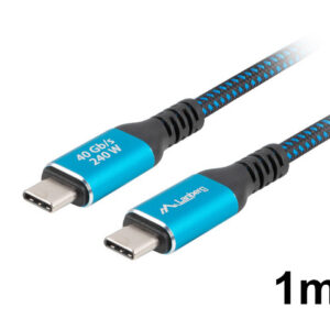 Cablu USB-C 4.0, 1m, 8K 60Hz, 240W incarcare, Lanberg