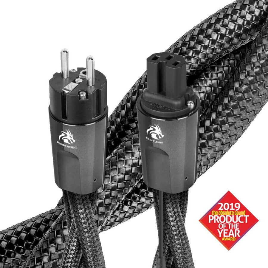 Cablu alimentare Audioquest DRAGON C15 High Current, DBS Carbon, 2m