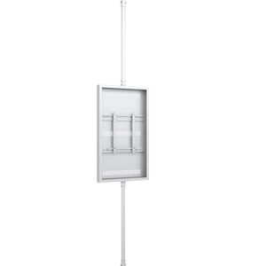 Carcasa LCD de Interior cu montaj de la podea la tavan Multibrackets MB-3113, 55", max.50 kg, alb
