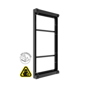 Carcasa de Exterior de perete Multibrackets MB-7838, pentru LG IP49, 49", max.50 kg, portret/peisaj, antifurt, negru