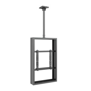 Carcasa de Interior pentru 2 LCD spate-la-spate, de tavan  Multibrackets MB-3939, 50", max.80 kg, negru