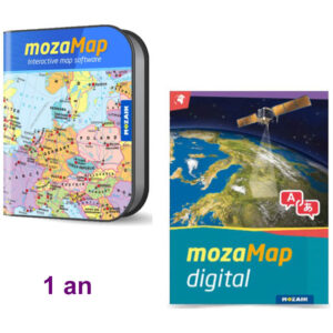 Clasele gimnaziale - Atlas Geografic Digital Multilingv, 1 an