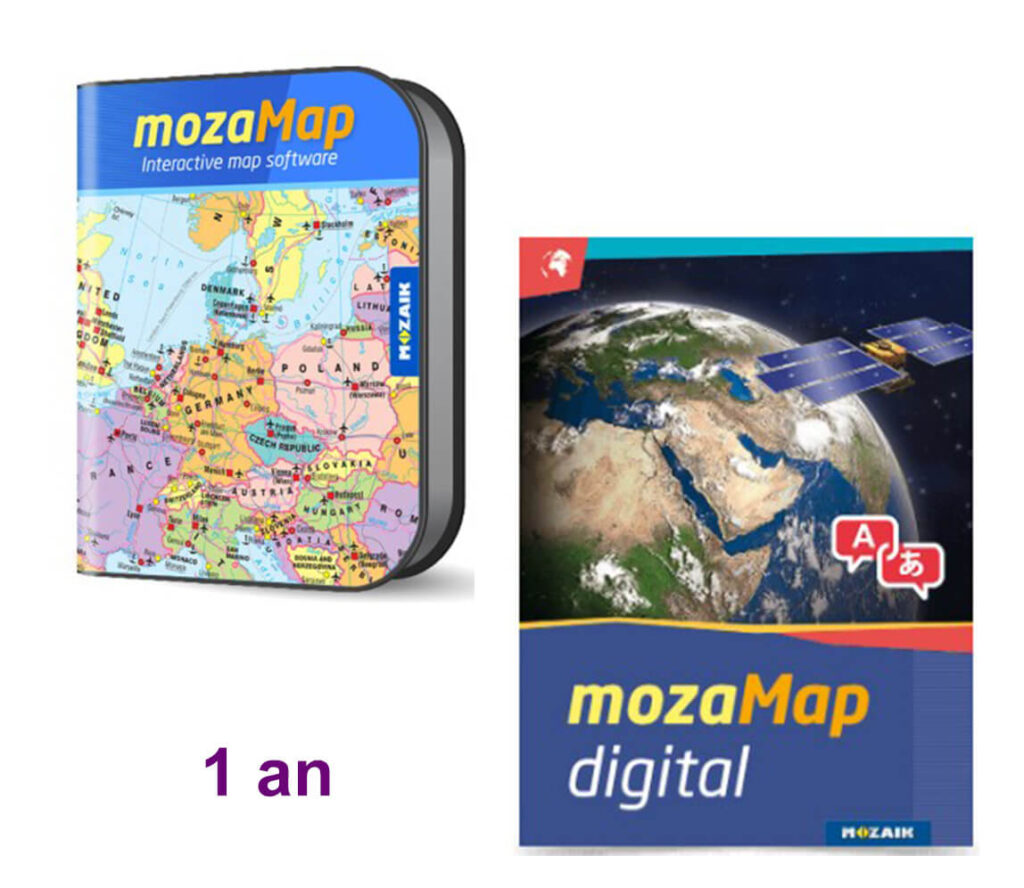 Clasele liceale – Atlas Geografic Digital Multilingv, 1 an