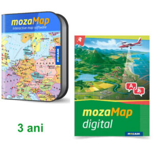 Clasele primare - Atlas Geografic Digital Multilingv, 3 ani