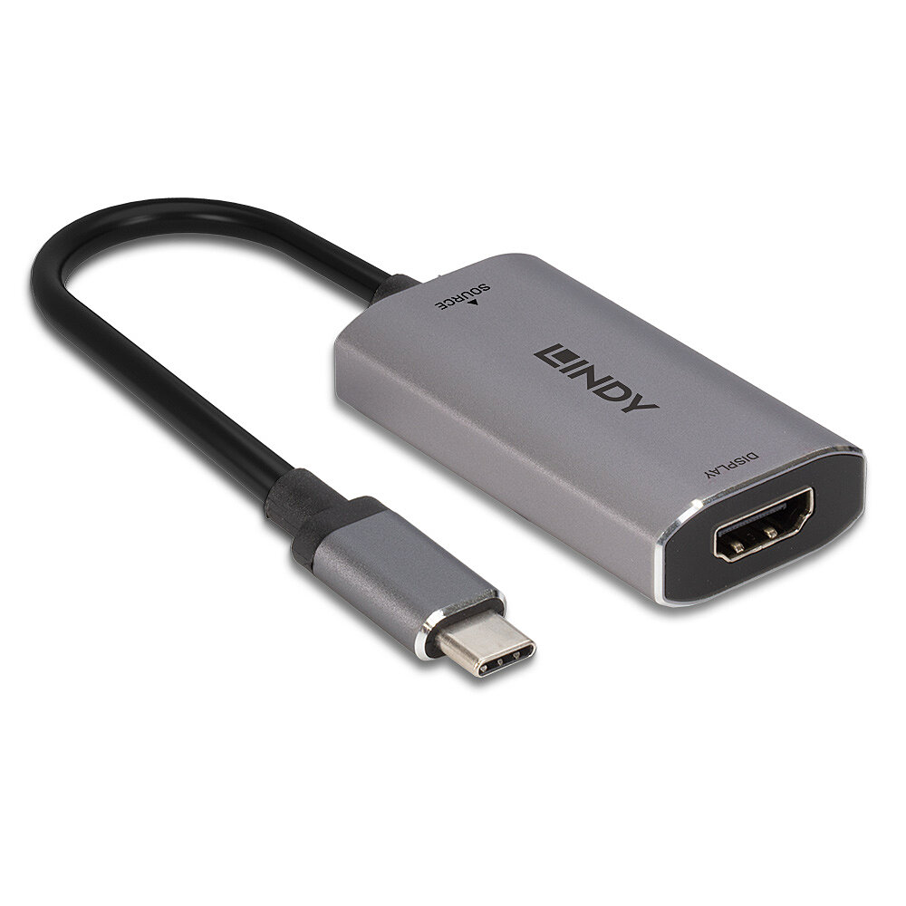 Converter USB tip C la HDMI 8K60, Lindy 43327