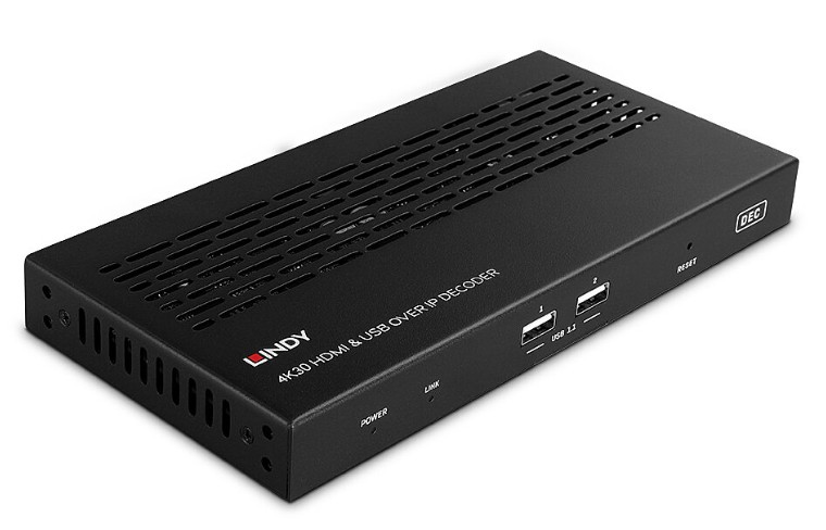 Sistem 4K30 HDMI și USB peste IP – Decodor, Lindy 38397
