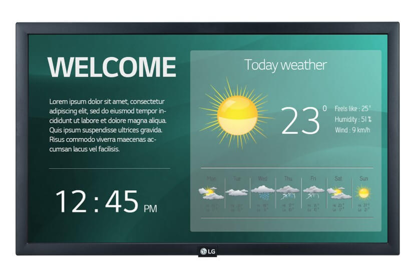 Display LED 22″ FHD 16/7 Profesional LG 22SM3G