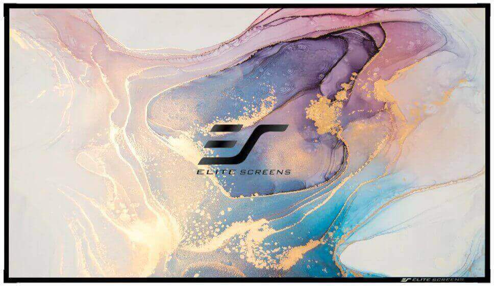 Ecran de proiectie EliteScreens AR100H-CLR3, rama fixa, 222 x 125 cm,Ambient Light Rejecting, ALR ULTRA SHORT