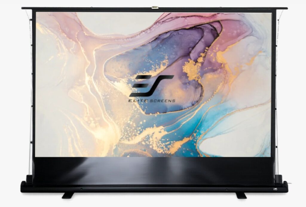 Ecran de proiectie portabil tensionat Pull Up, 178 x 100 cm, EliteScreens ezCinema Plus FT80XWH, format 16:9