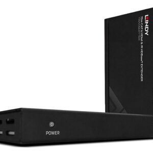 Extender HDBaseT Cat.6 HDMI 4K30, IR și RS-232 de 70 m cu PoC, Lindy 38139