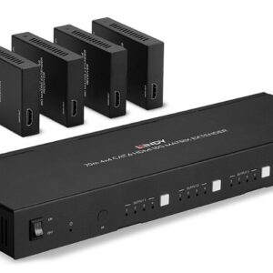 Extender matriceal IR HDMI 4K60 4x4 Cat.6, 70 m, Lindy 38328