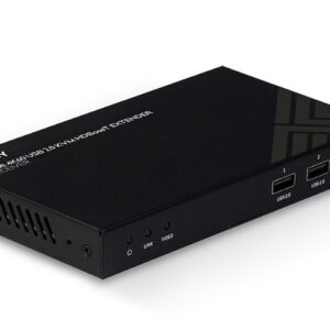Extender KVM HDBaseT de 150 m Cat.6 HDMI 4K60, IR, RS-232 și audio, receptor, Lindy 38389