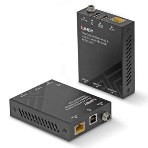 Extender KVM HDMI 4K60, USB și audio Cat.6, 70 m, Lindy 39383