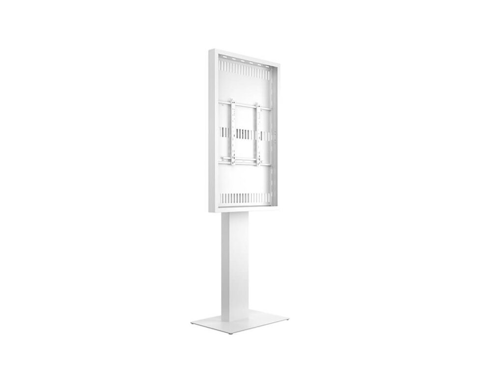 Carcasa Totem de Interior Multibrackets MB-3503, 55″, max.50 kg, montaj pe podea, alb