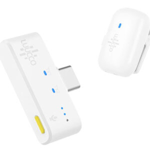 Microfon Lavaliera Wireless Luucco MiniPods-K1,USB-C, alb