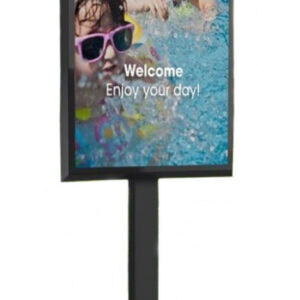 Kiosk / Totem Outdoor 49'' - LG 49XE4 FullHD, 4000 nits cu sistem de prindere Vogel`s