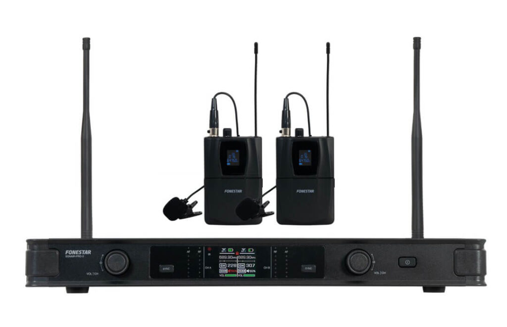 Microfon Wireless UHF Fonestar SONAIR-PRO-2P
