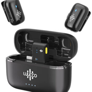 Microfon Lavaliera Wireless Luucco MiniPods-K2,USB-C, negru