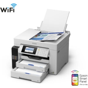 Multifunctionala jet de cerneala rapid Epson EcoTank Pro L15180, A3+, 25ppm, WiFi, Retea, Fax
