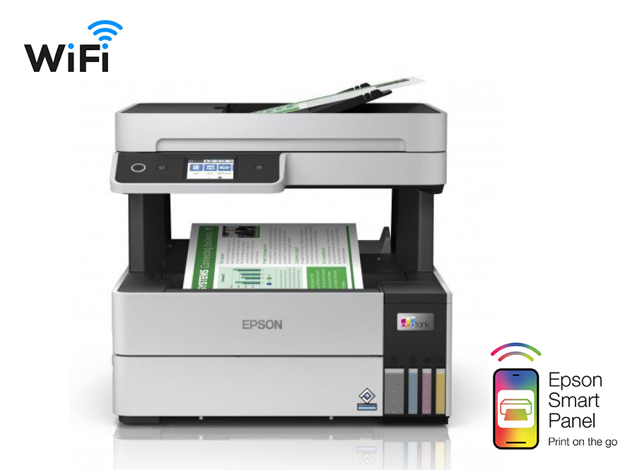 Multifuncționala color jet de cerneala, Epson EcoTank L6460, 37ppm, A4, ADF, WiFi & WiFi Direct