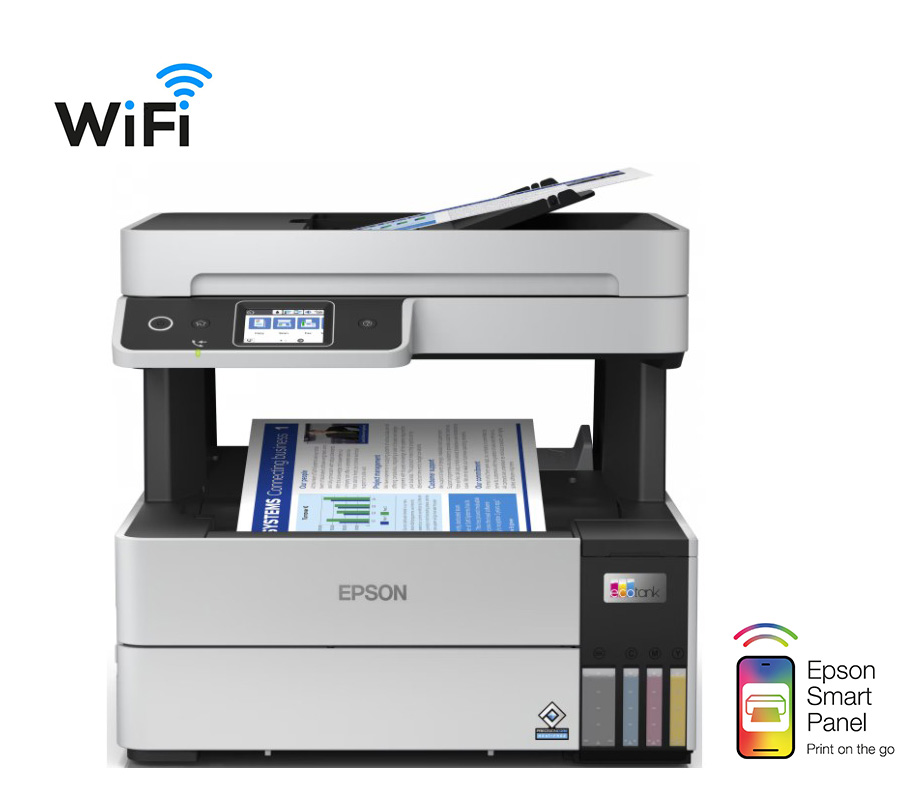 Multifuncționala color jet de cerneala, Epson EcoTank L6499, 37ppm, A4, ADF, WiFi Direct, Fax