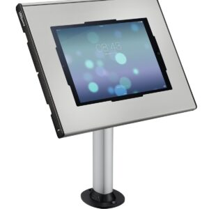 Stand de masa pt. tablete + suport  Vogel's pentru tablete cu dimensiunile de minim 236x166x3mm si maxim 285x186x10mm