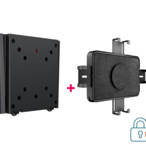 Pachet Suport perete fix Multibrackets MB-2988 si Carcasa securizata tableta cu montari multiple Multibrackets MB-0341
