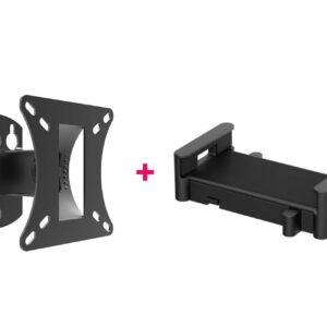 Suport perete tableta Blackmount BM-CT100 si Clema universală pentru tabletă/telefon Blackmount PAD29-02