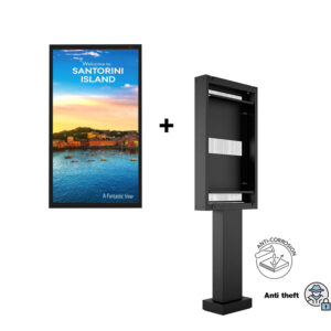 Kiosk / Totem Outdoor 55''  - Pro Single Multibrackets MB-6978 si  DISPRO-E-LG-55XE4P-B, 55",FullHD, 4000 nits