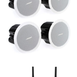 Pachet sonorizare stereo cu Arylic A50+ si 2perechi  BOSE FS2C alb, WiFi Streaming, Airplay, Internet Radio, Bluetooth