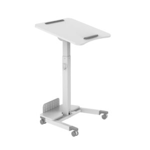 Masa laptop/videoproiector mobil, sit-stand, Blackmount F311Q, max.8kg, inaltime reglabila pneumatic, blat inclinabil