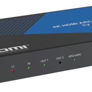 Procesor Audio EvoConnect SWB11A, HDMI2.0 4K@60Hz 4:4:4,eARC/ARC,CEC/EDID/LPCM 7.1CH/HDCP2.3,HDR,HDR10,HD10+