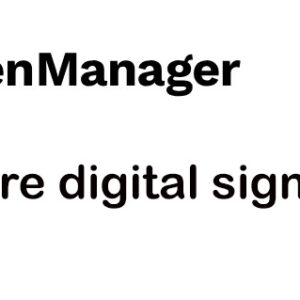 Software digital signage Enterprise SCREENMANAGER 3 ani