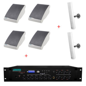 Pachet Sonorizare Biserica 250W Interior / Exterior, Multizona