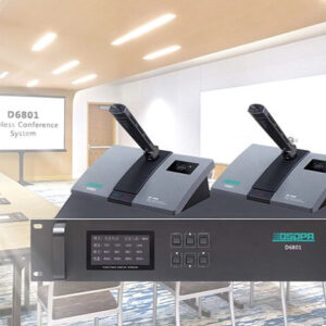 Sistem Audioconferinta Wireless 2.4GHz DSPPA D6801 cu 10 participanti