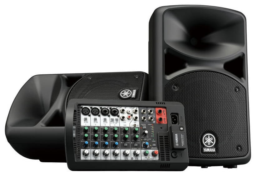 Sistem portabil PA 2x200W YAMAHA STAGEPAS 400BT, Mixer detasabil, Bluetooth