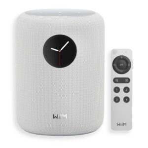 Boxa activa WiiM Sound cu ecran touch, 100W, alb