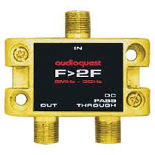 Splitter RF Audioquest F-2F 75Ω Splitter, 1 IN - 2 OUT