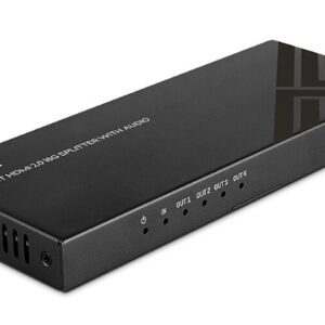 Splitter HDMI 8K60 cu 4 porturi, audio și reducere a scalării, Lindy 38535